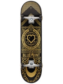 Blueprint Home Heart Black/Gold Complete 8.12 x 31.56