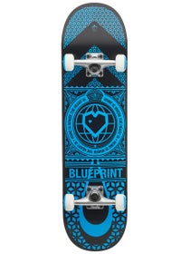 Blueprint Home Heart Black/Blue Complete 8.25 x 31.56