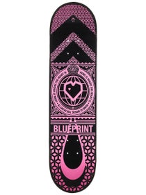 Blueprint Home Heart Black/Pink Deck 7.75 x 31.5