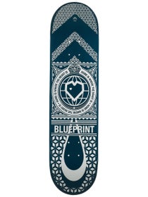 Blueprint Home Heart Navy/Silver Deck 8.0 x 31.56