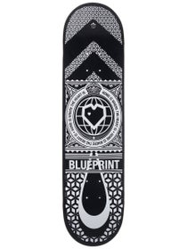 Blueprint Home Heart White/Black Deck 8 x 32