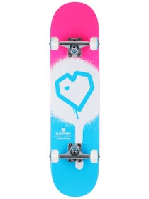 Blueprint Spray Heart Blue/Pink Complete 7.75 x 31.2