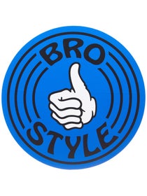 Bro Style Logo 7" Sticker Blue