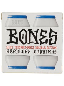 Bones Hardcore Bushings Soft (2 Trucks)  White