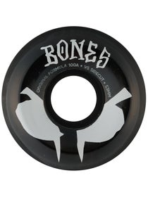 Bones 100s Sidecuts 100a V5 Wheels Black