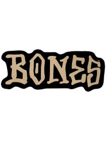 Bones 4" Sticker Black/Gold