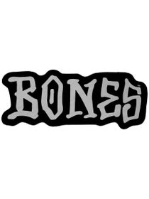 Bones 4" Sticker Black/Silver