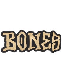 Bones 5" Sticker Black/Gold