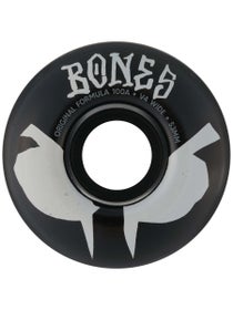 Bones 100s Wides 100a V4 Wheels Black