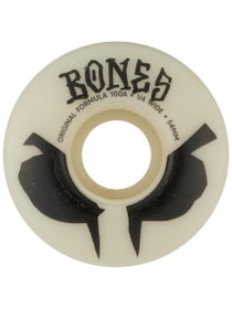 Bones 100s Wides 100a V4 Wheels White
