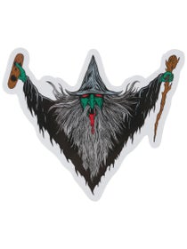 Blood Wizard Flying Wizard Sticker