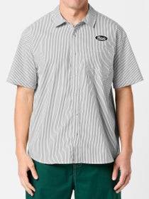 Brixton Builders Auto S/S Woven Black/Off White