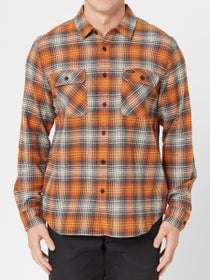 Brixton Bowery Lightweight Flannel Terracotta/Black