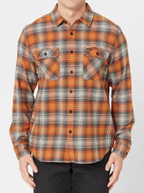 Brixton Bowery Lightweight Flannel Terracotta/Black