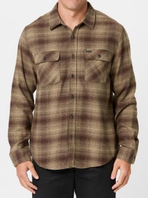 Brixton Bowery Flannel Chocolate/Khaki