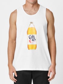 Brixton x Colt 45 Forty Oz Tank Top White