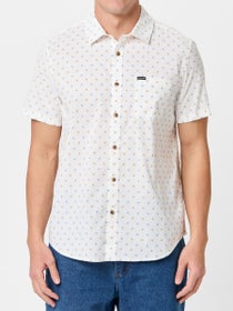 Brixton Charter Print S/S Woven Off White/Diamond Tile