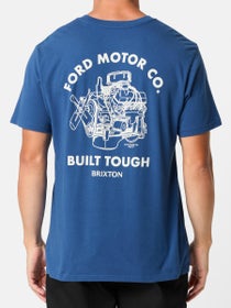 Brixton x Ford Built Tough T-Shirt Ford Blue