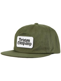 Brixton Norvell Medium Profile Snapback Hat