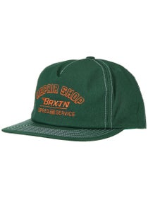 Brixton Repair Shop Snapback Hat Primal Green