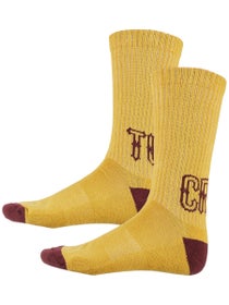 Creature Drop Out Socks Gold