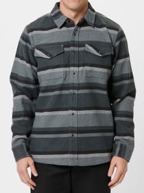Creature Horizon Flannel Shirt Grey Scale