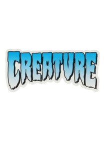 Creature Logo 5.25" Sticker Blue