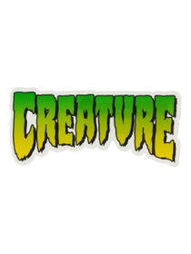 Creature Logo 5.25" Sticker Green