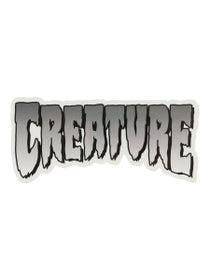 Creature Logo 5.25" Sticker Grey
