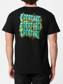 Creature Logo Spill T-Shirt Black