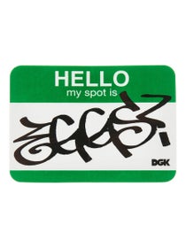 DGK Hello...My Spot Is Eggs Sticker