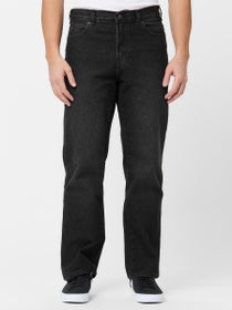 Dickies Relaxed Straight Work Jeans Black Wash Faded