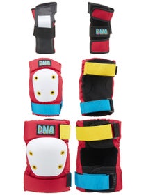 DNA Kids Knee & Elbow Pad Set Red