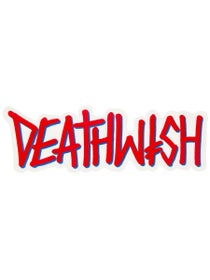 Deathwish Big Deathspray Sticker Red/Blue