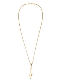 Deathwish Gang Logo Necklace Gold
