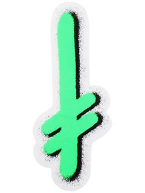 Deathwish Gang Logo 5.5" Sticker Green
