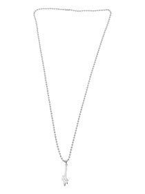 Deathwish Gang Logo Necklace Silver