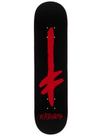 Deathwish Gang Spray Black/Red Deck 7.75 x 31.25