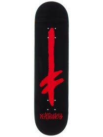 Deathwish Gang Spray Black/Red Deck 8.0 x 31.5