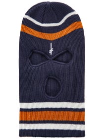 Deathwish Gang Logo Ski Mask  Navy/Orange