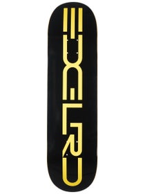 EDGLRD Tech Script Black w/Yellow Deck 8.5 x 32.12