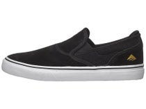 Emerica Wino G6 Slip On Shoes Black/White/Gold