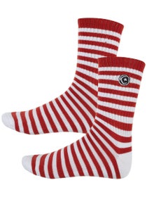 Foundation Striped Star & Moon Socks Sienna