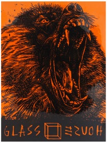 Glass House Baboon Sticker