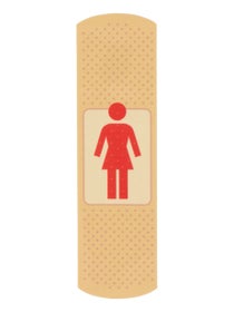 Girl Bandaid Sticker