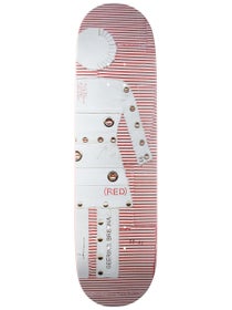 Girl Geering (Red) Stripe Deck 8.5 x 32