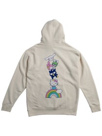 Girl Hello Kitty Rainbow Stacked Hoodie Cream