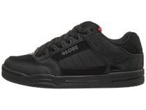 Globe Tilt Shoes Black/Red/Tartan