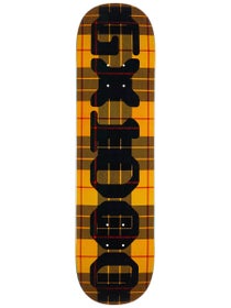 GX1000 OG Logo Tartan Yellow Deck 8.25 x 32.125