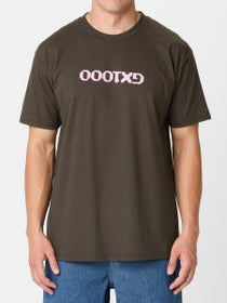 GX1000 OG Logo Upside Down T-Shirt Brown